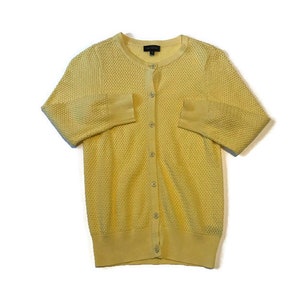 Vintage Yellow The Limited Cardigan Button Up Sweater